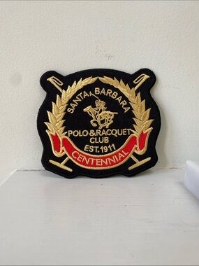 Santa Barbara Centennial Patch - Black/Gold/Red